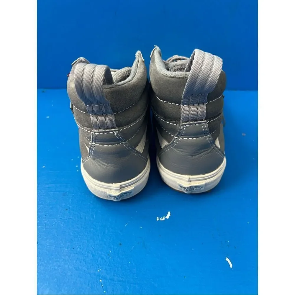 Vans off the wall high tops gray shoes M 8 W 9.5